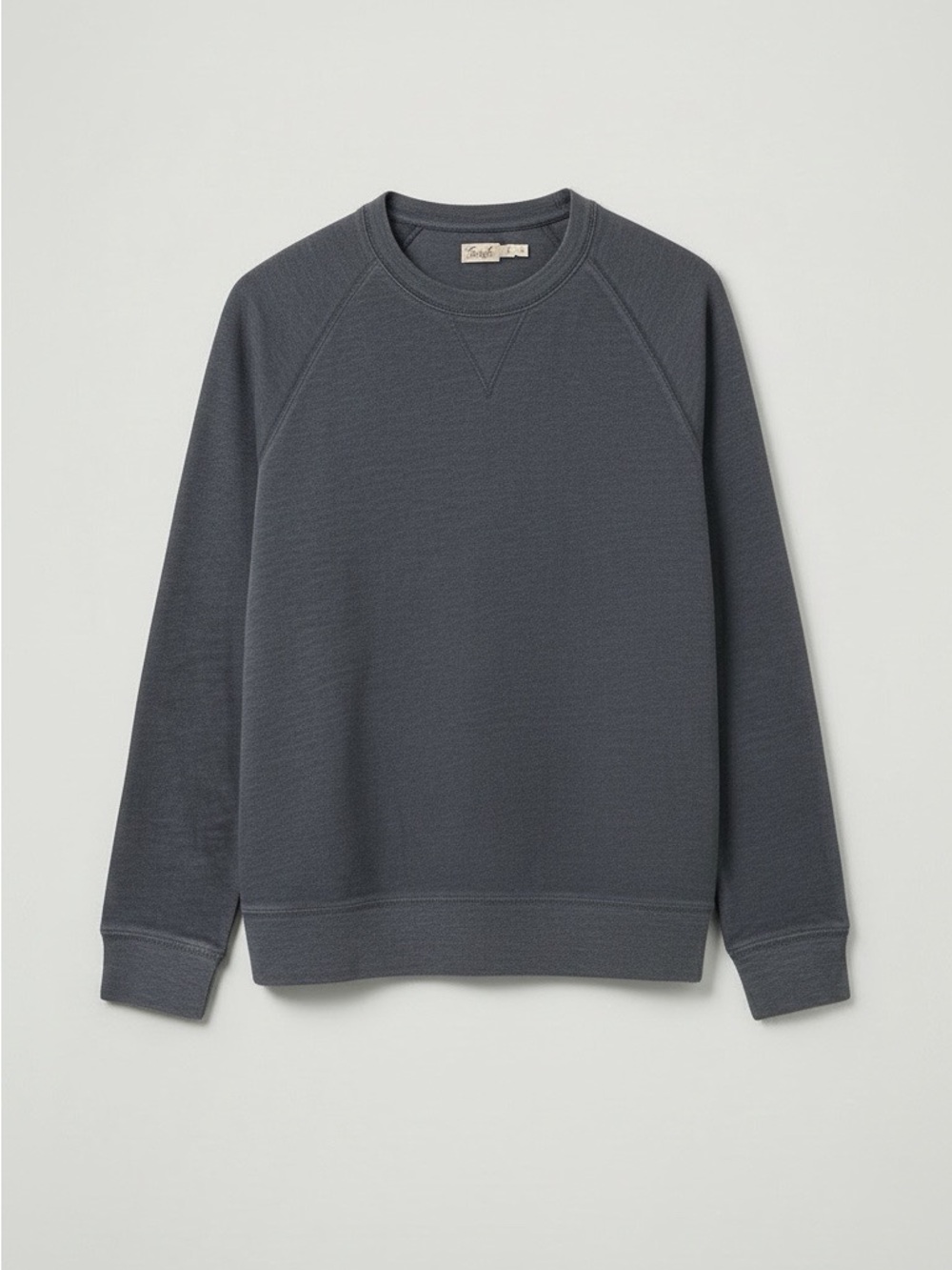 Faherty Crewneck Sweater in Charcoal